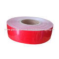 Red Color Reflective Safety Tape with Pet Material